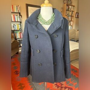 LOFT wool blend peacoat